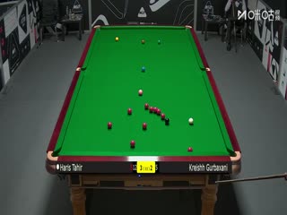 斯诺克英锦赛资格赛144进112 哈里斯·塔希尔6-3克雷什·古尔巴克萨尼 20251123